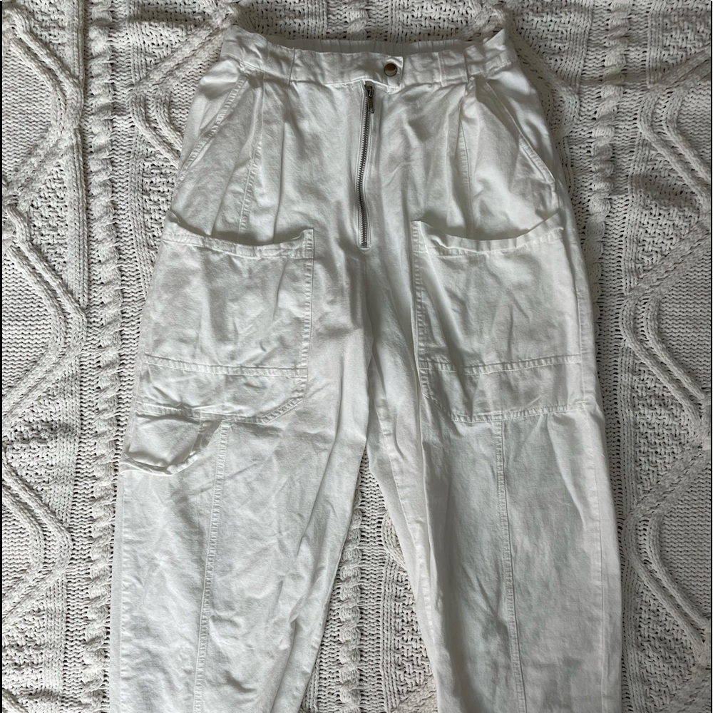 Urban Outfitters White Linen Pants